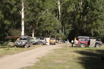 Setup Camp beside the Wonnangatta River