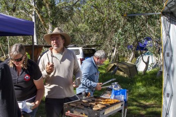 Prepping Lunch for the competitors