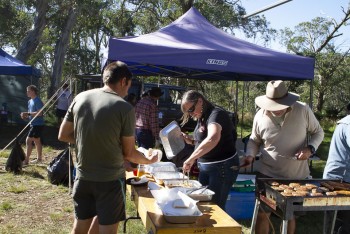 Serving up lunch by our team