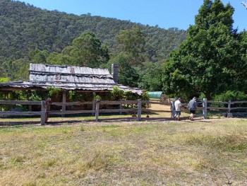Harry's Hut - The rebuild finished in June of 1991