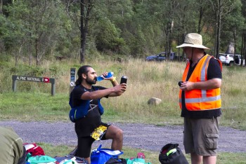 Thirsty work.